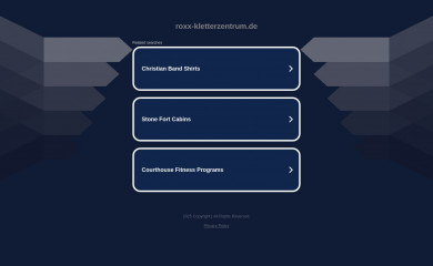 roxx-kletterzentrum.de screenshot
