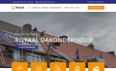 royaaldakonderhoud.nl screenshot