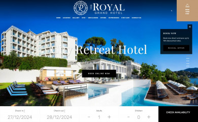 royalgrandhotel.gr screenshot