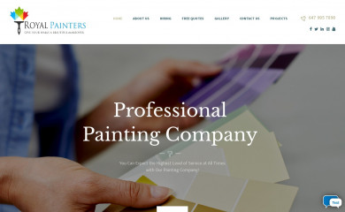 royalpainters.ca screenshot