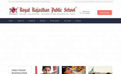 royalrajasthanschool.com screenshot
