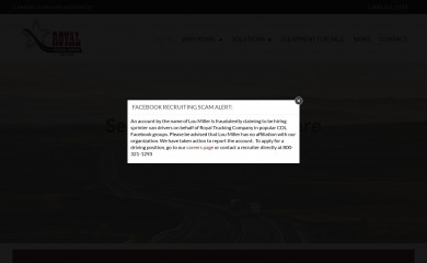 royaltruck.com screenshot