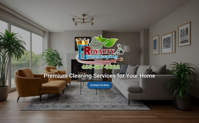 royaltyhousekeeping.com screenshot