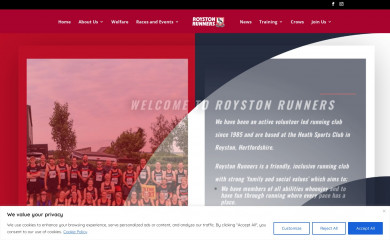 roystonrunners.co.uk screenshot