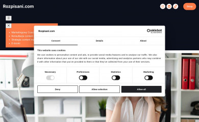 rozpisani.com screenshot