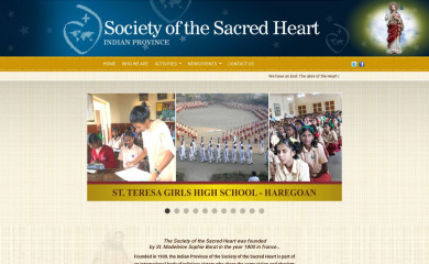 rscjindiaprovince.org screenshot