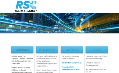 rsc-kabel.de screenshot