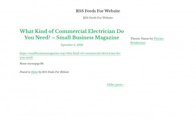 rssfeedsforwebsite.com screenshot