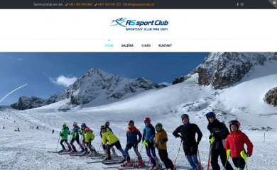 rssportclub.sk screenshot