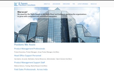 rsquarejobs.com screenshot