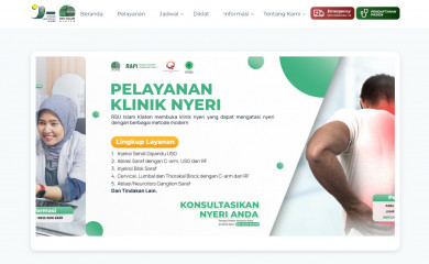 rsuislamklaten.co.id screenshot