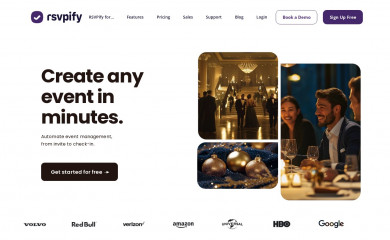 rsvpify.com screenshot