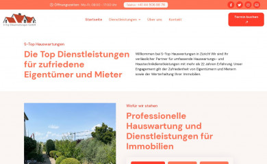 s-tophauswartungen.ch screenshot