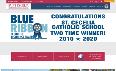 st-cecelia.org screenshot