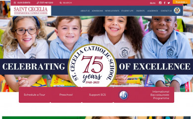 st-cecelia.org screenshot