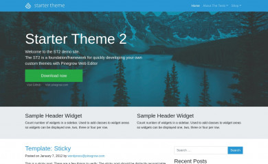https://st2demo.pinegrow.com/ screenshot