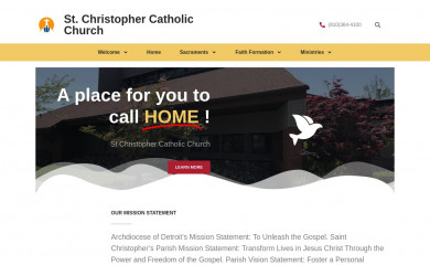 stchrismi.org screenshot