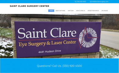 stclaresurgery.com screenshot