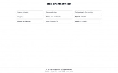 stampinonthefly.com screenshot