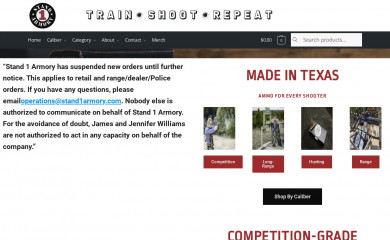 stand1armory.com screenshot