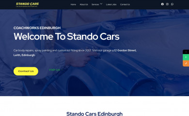 standocars.co.uk screenshot