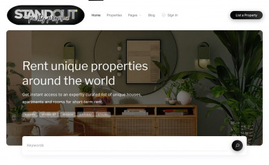 standoutpartyprops.com.au screenshot