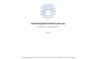 standoutpestcontrol.com.au screenshot
