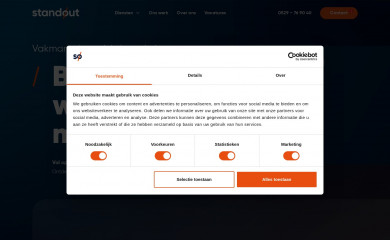 http://www.standoutreclame.nl screenshot