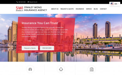 stanleywonginsurance.com screenshot