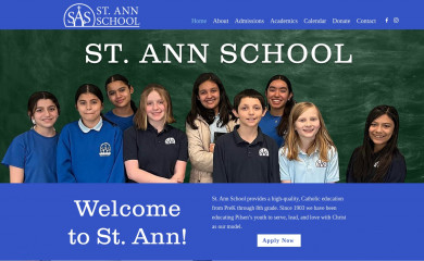 stanncrusaders.org screenshot