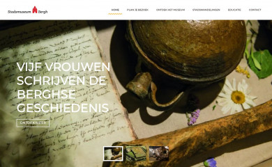 stadsmuseumbergh.nl screenshot