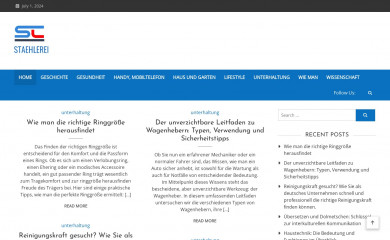staehlerei.de screenshot