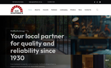 staffords.com.au screenshot