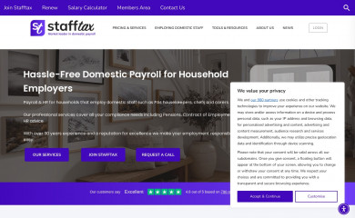 stafftax.co.uk screenshot