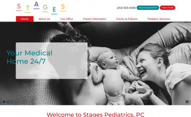 stagespediatrics.com screenshot
