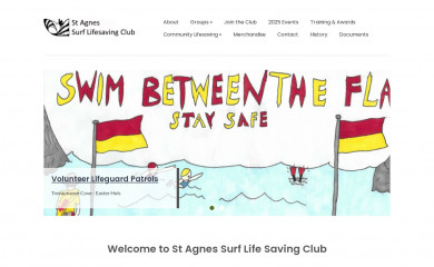 stagnessurflifesavingclub.co.uk screenshot