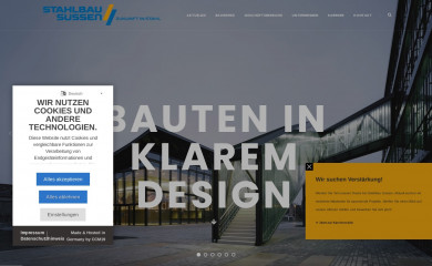 stahlbau-suessen.de screenshot