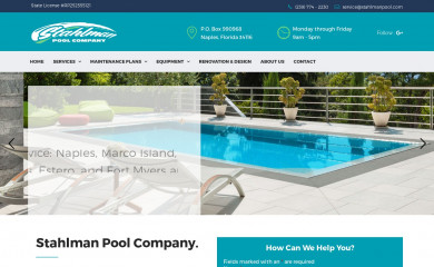stahlmanpool.com screenshot