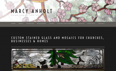 stainedglassbymarcy.com screenshot