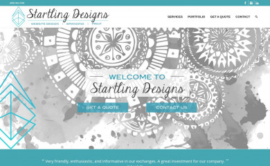 http://startlingdesigns.com screenshot