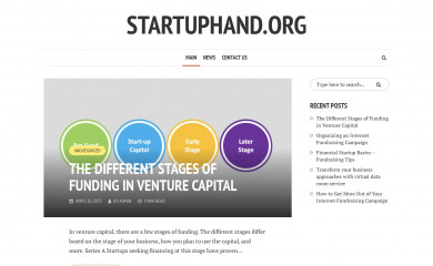 startuphand.org screenshot