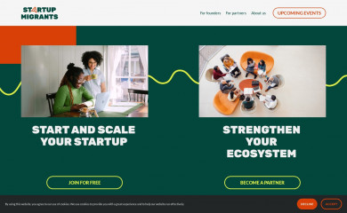 startupmigrants.com screenshot