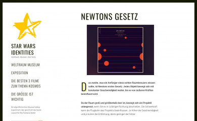 starwarsidentities.at screenshot