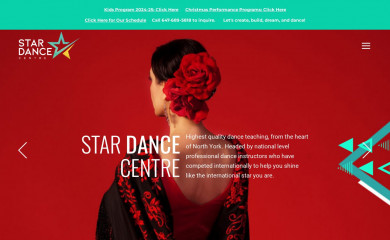 stardancecentre.com screenshot