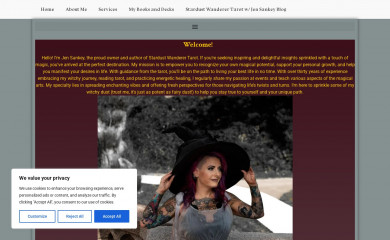 stardustwanderertarot.com screenshot