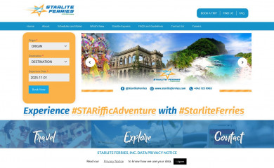 starliteferries.com screenshot