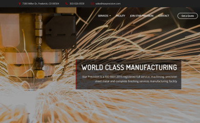 starprecision.com screenshot