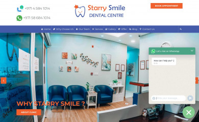 starrysmileuae.com screenshot