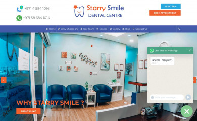 starrysmileuae.com screenshot