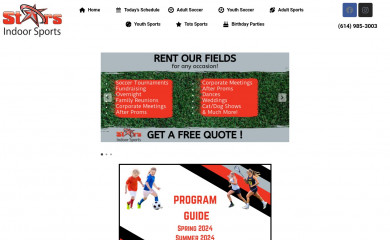 starsindoorsports.com screenshot